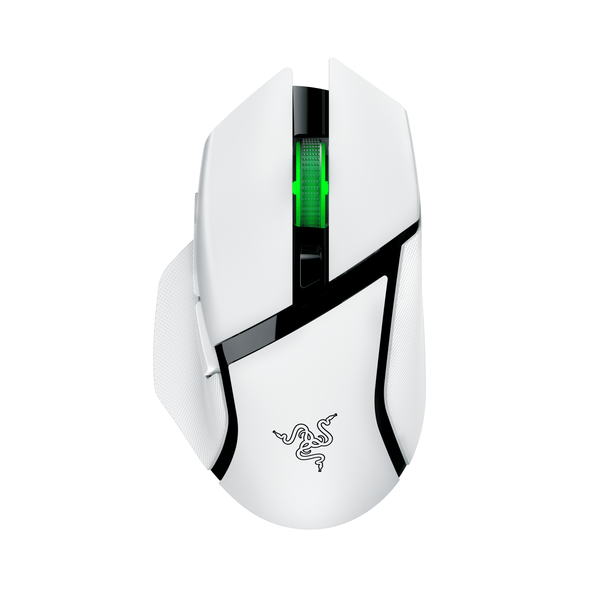 Basilisk V3 X Hyperspeed RBG Optical Bluetooth Gaming Mice, White