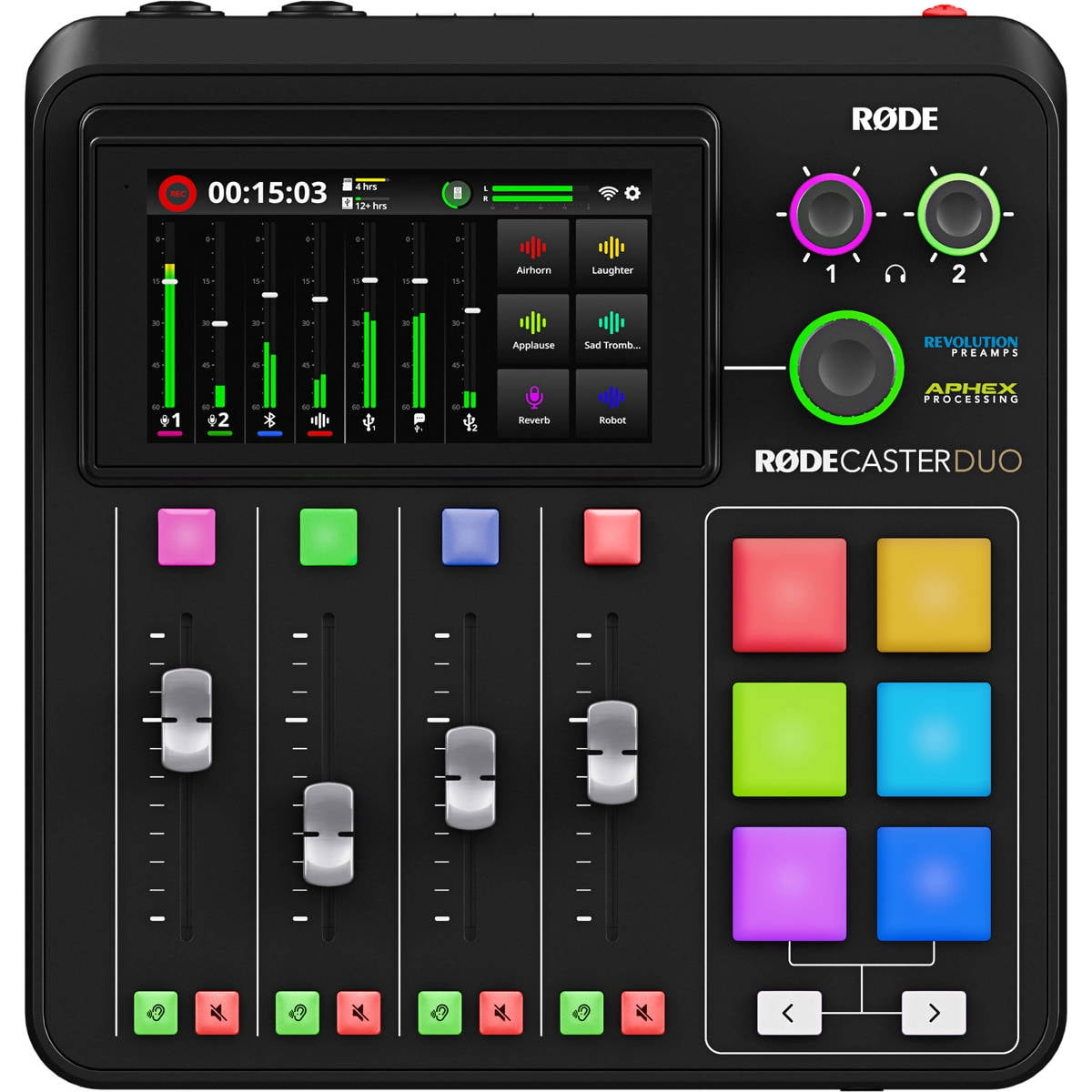 RODE - Caster Duo Integrated Audio Production Studio, Black - Serious Techies