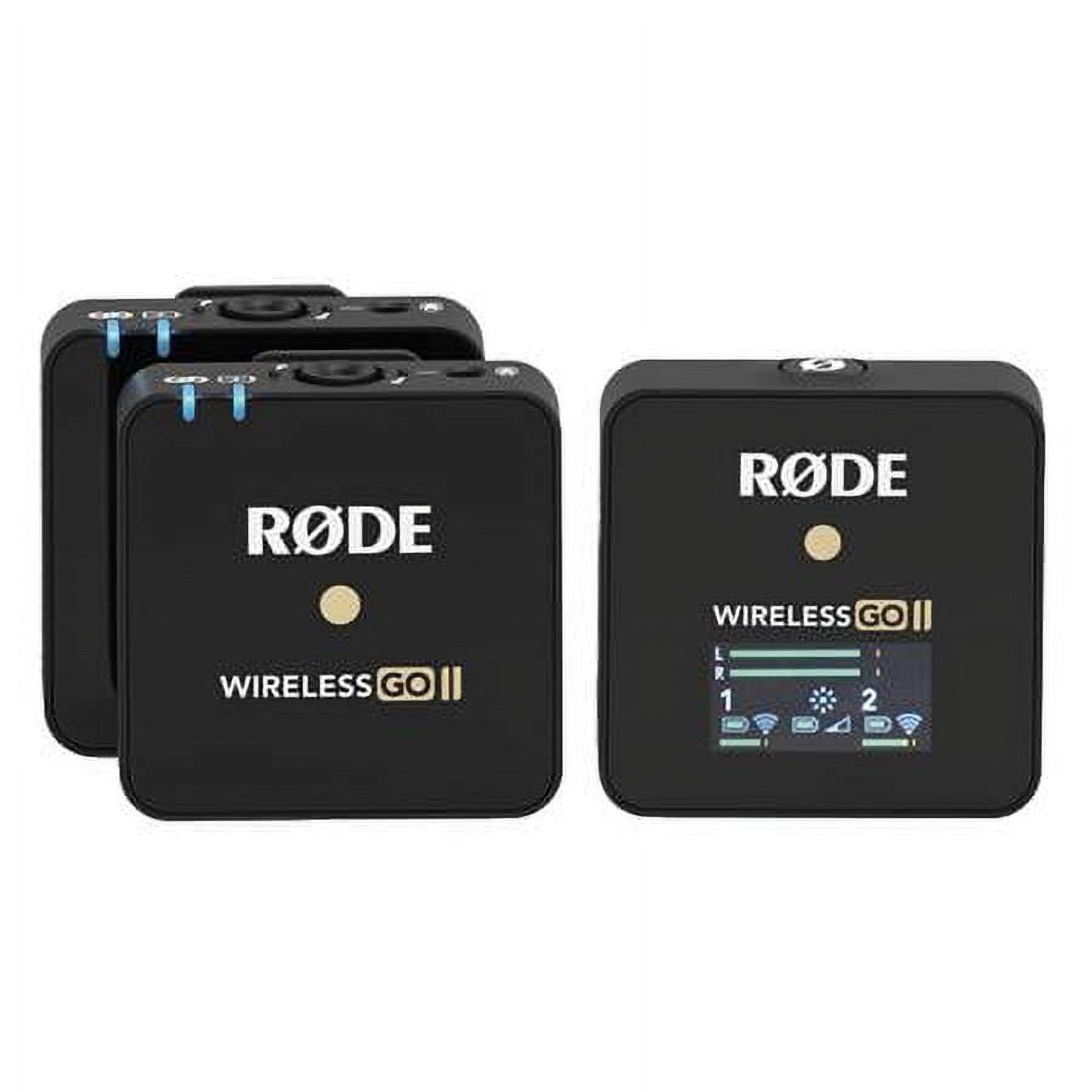 RODE - Microphones Wireless GO II Dual Channel Wireless Microphone System - Serious Techies