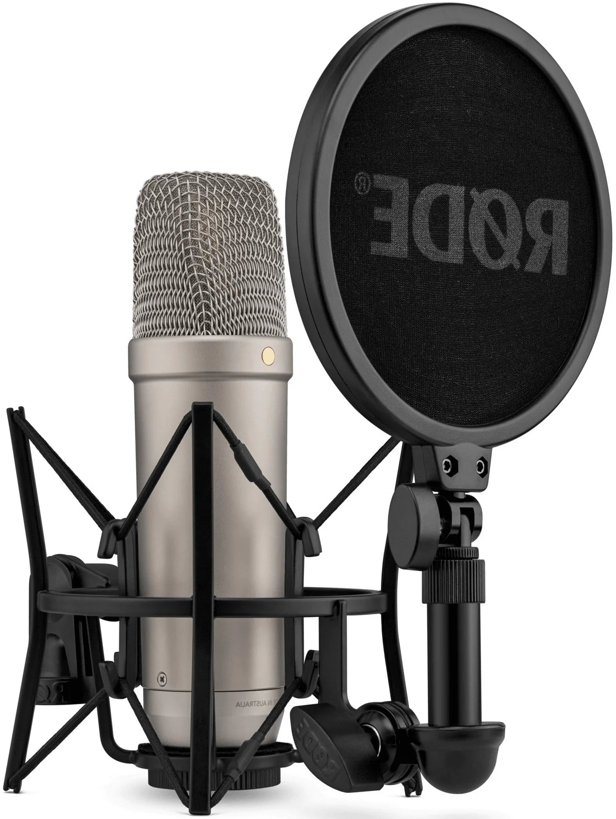 RODE - NT1 5Th Generation Condenser Microphone, SM6 Shockmount, Pop Filter, Silver - Serious Techies