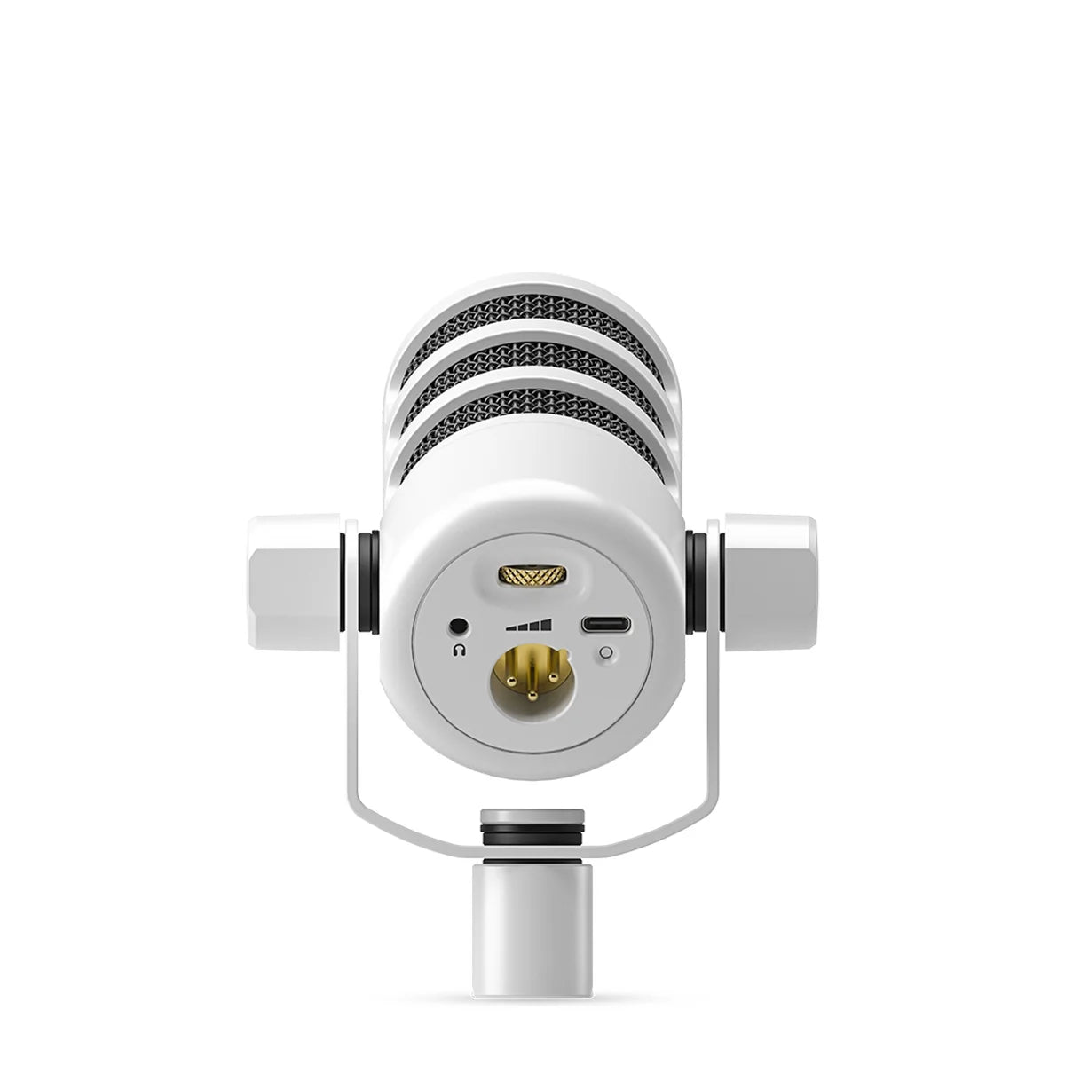RODE - PodMic Dynamic Cardioid Broadcast USB and XLR Microphone, White - Serious Techies