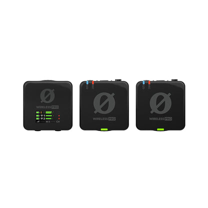 RODE - Wireless PRO Clip-On Microphones with USB-C Female & Built-In Rechargeable, Black - Serious Techies