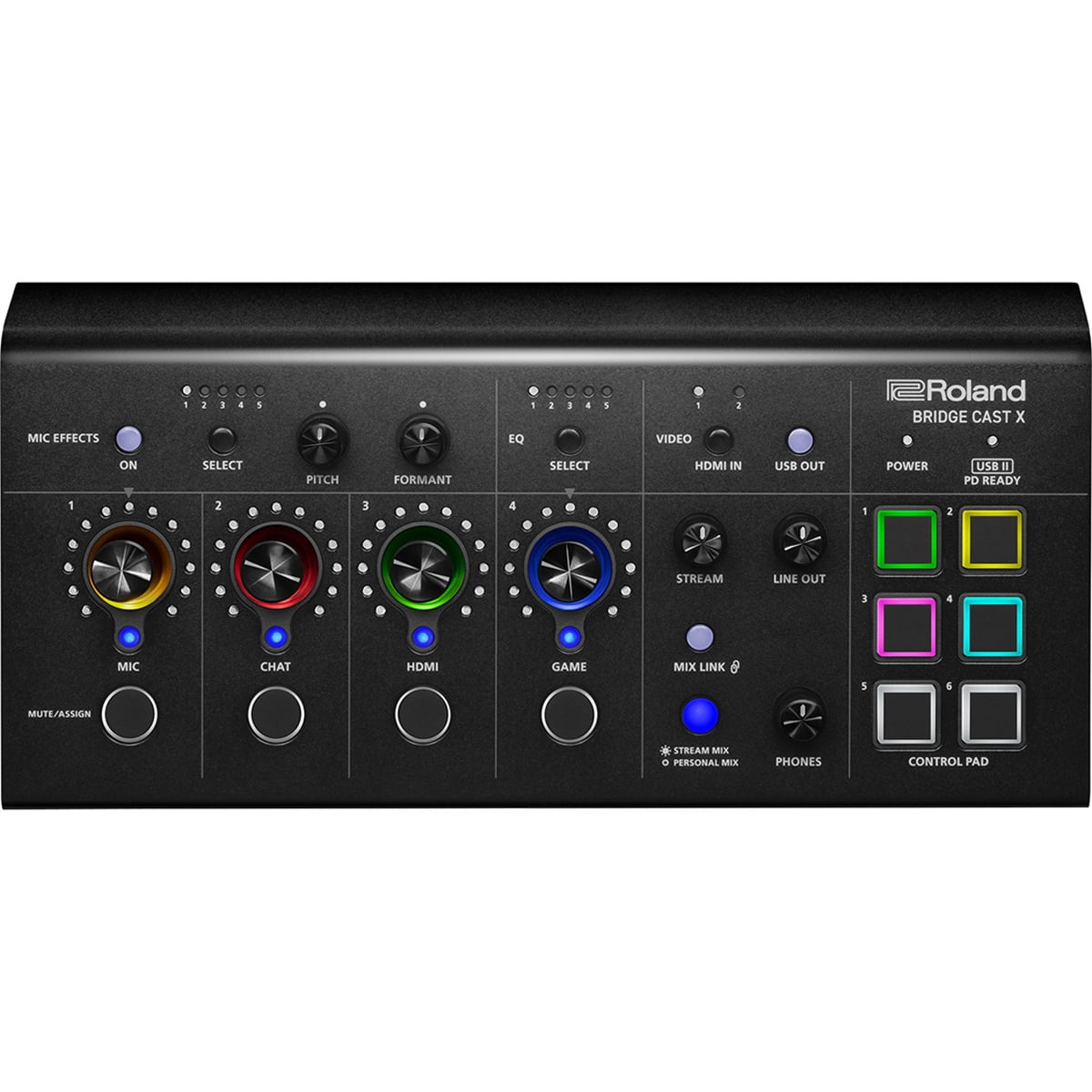Roland - BRIDGE CAST X Dual Bus Gaming Audio Mixer with AV Streaming Interface - Serious Techies