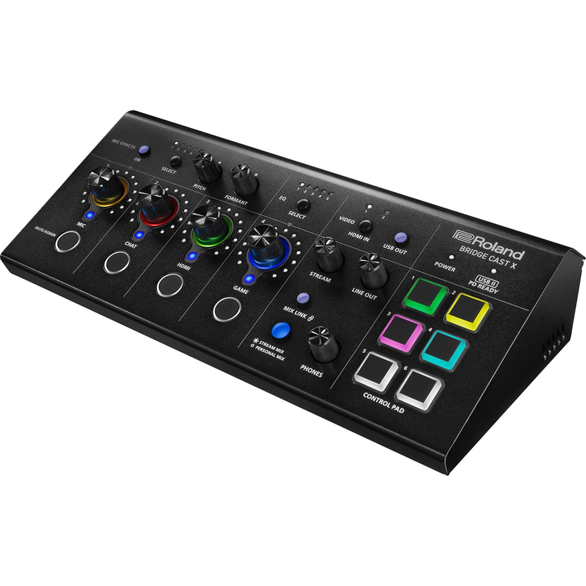 Roland - BRIDGE CAST X Dual Bus Gaming Audio Mixer with AV Streaming Interface - Serious Techies