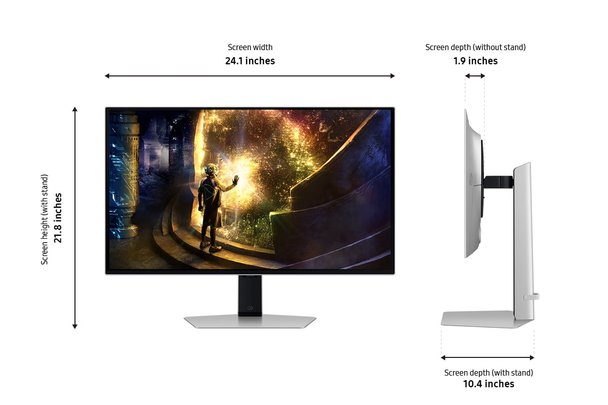 Samsung - 27" Odyssey QD-OLED G6 (G61SD) QHD 240Hz 0.03Ms Freesync™ Premium Pro Gaming Monitor with Sleek Metal Design - LS27DG610SNXZA - Serious Techies