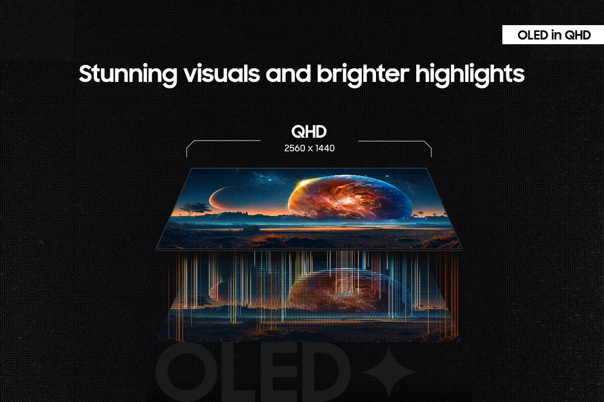 Samsung - 27" Odyssey QD-OLED G6 (G61SD) QHD 240Hz 0.03Ms Freesync™ Premium Pro Gaming Monitor with Sleek Metal Design - LS27DG610SNXZA - Serious Techies