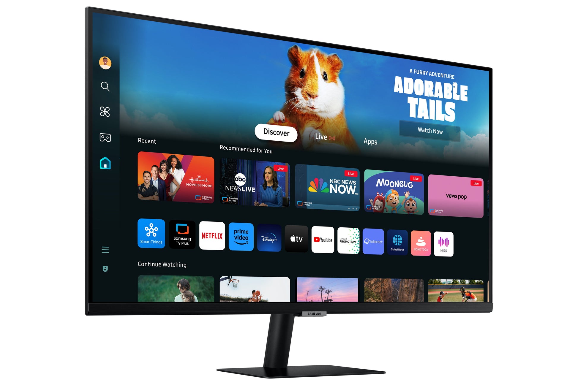 Samsung -27" Smart Monitor M5 (M50D) FHD with Streaming TV and Speakers - Serious Techies