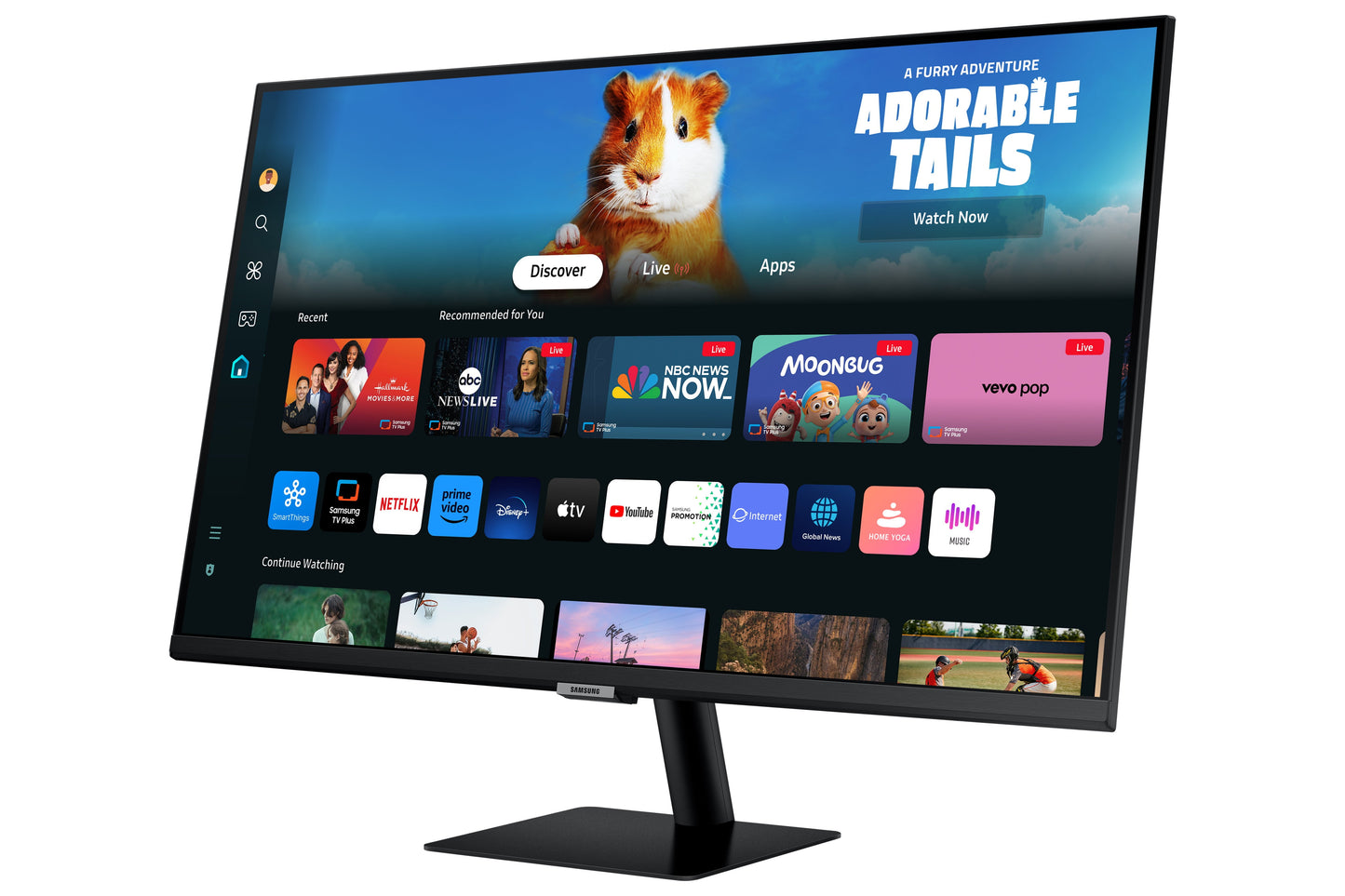 Samsung -27" Smart Monitor M5 (M50D) FHD with Streaming TV and Speakers - Serious Techies