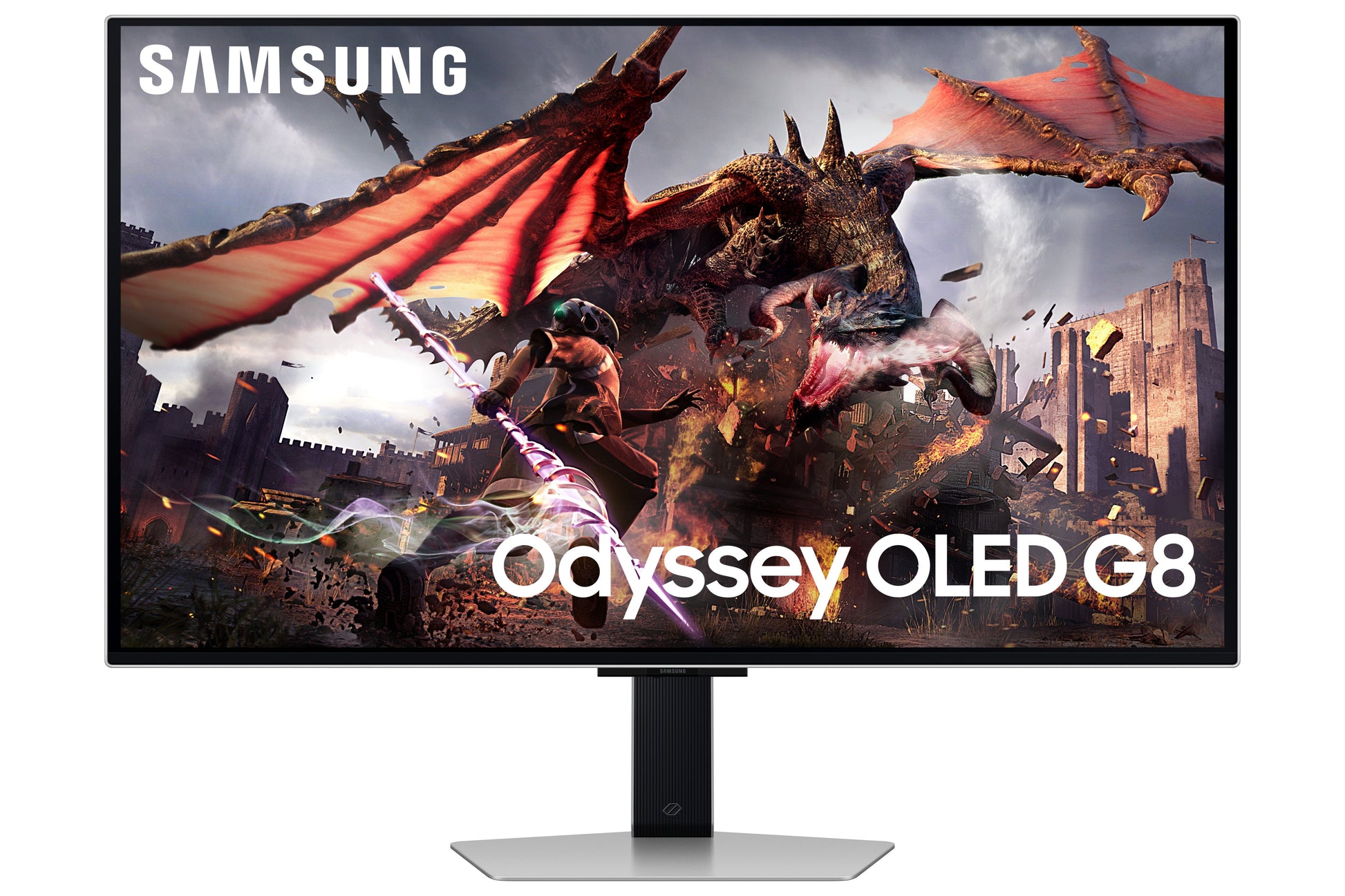 Samsung - 32" Odyssey OLED G8 (G80SD) 4K UHD 240Hz 0.03Ms G-Sync Compatible Smart Gaming Monitor with Sleek Metal Design - Serious Techies