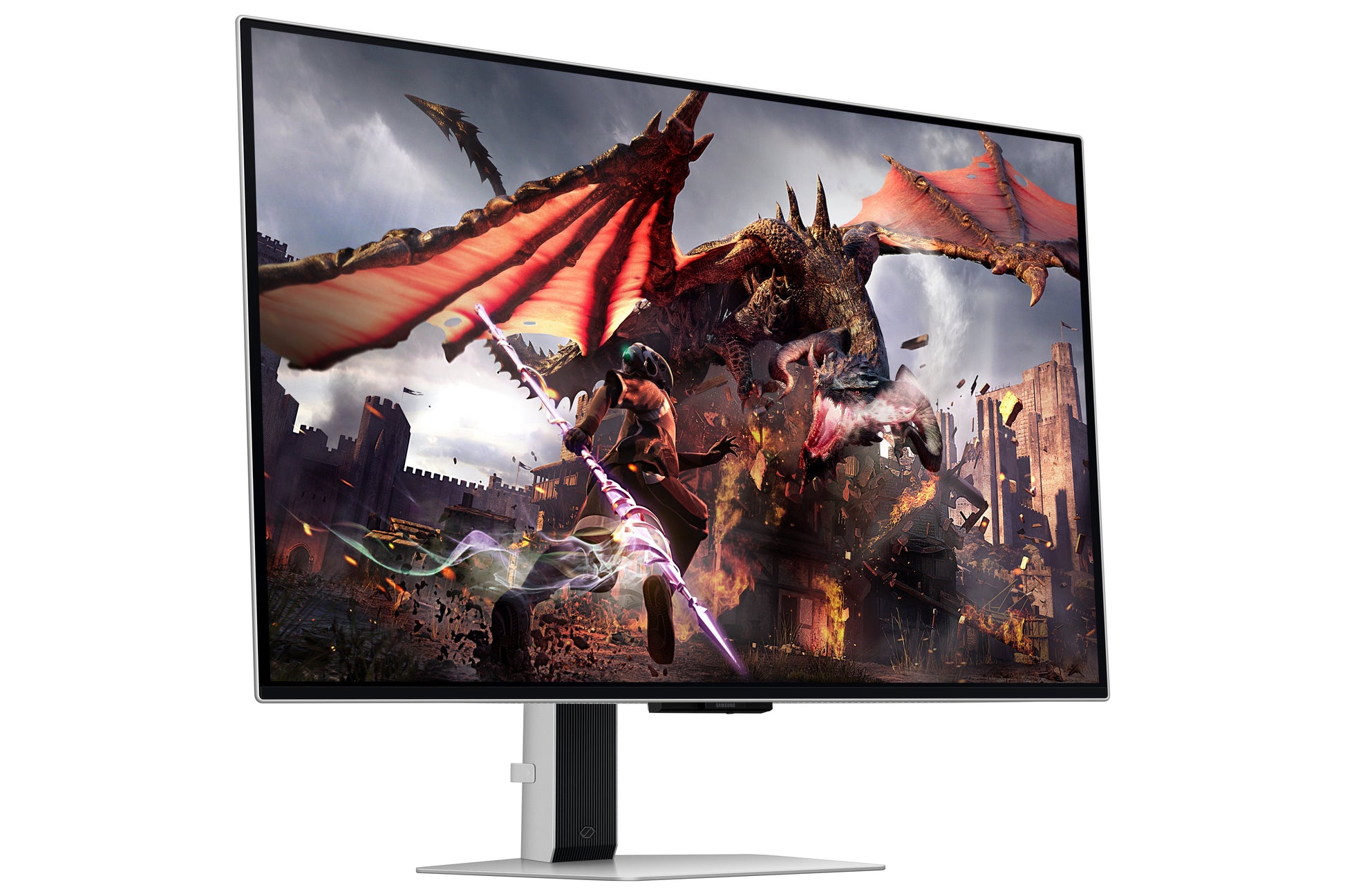 Samsung - 32" Odyssey OLED G8 (G80SD) 4K UHD 240Hz 0.03Ms G-Sync Compatible Smart Gaming Monitor with Sleek Metal Design - Serious Techies