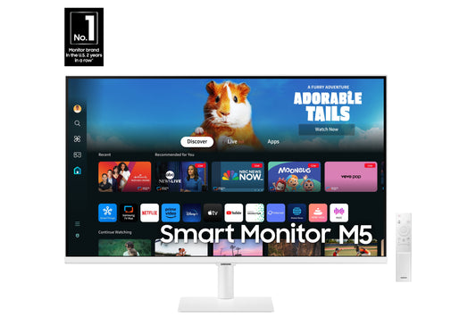 Samsung - 32" Smart Monitor M5 (M50D) FHD with Streaming TV and Speakers - Serious Techies