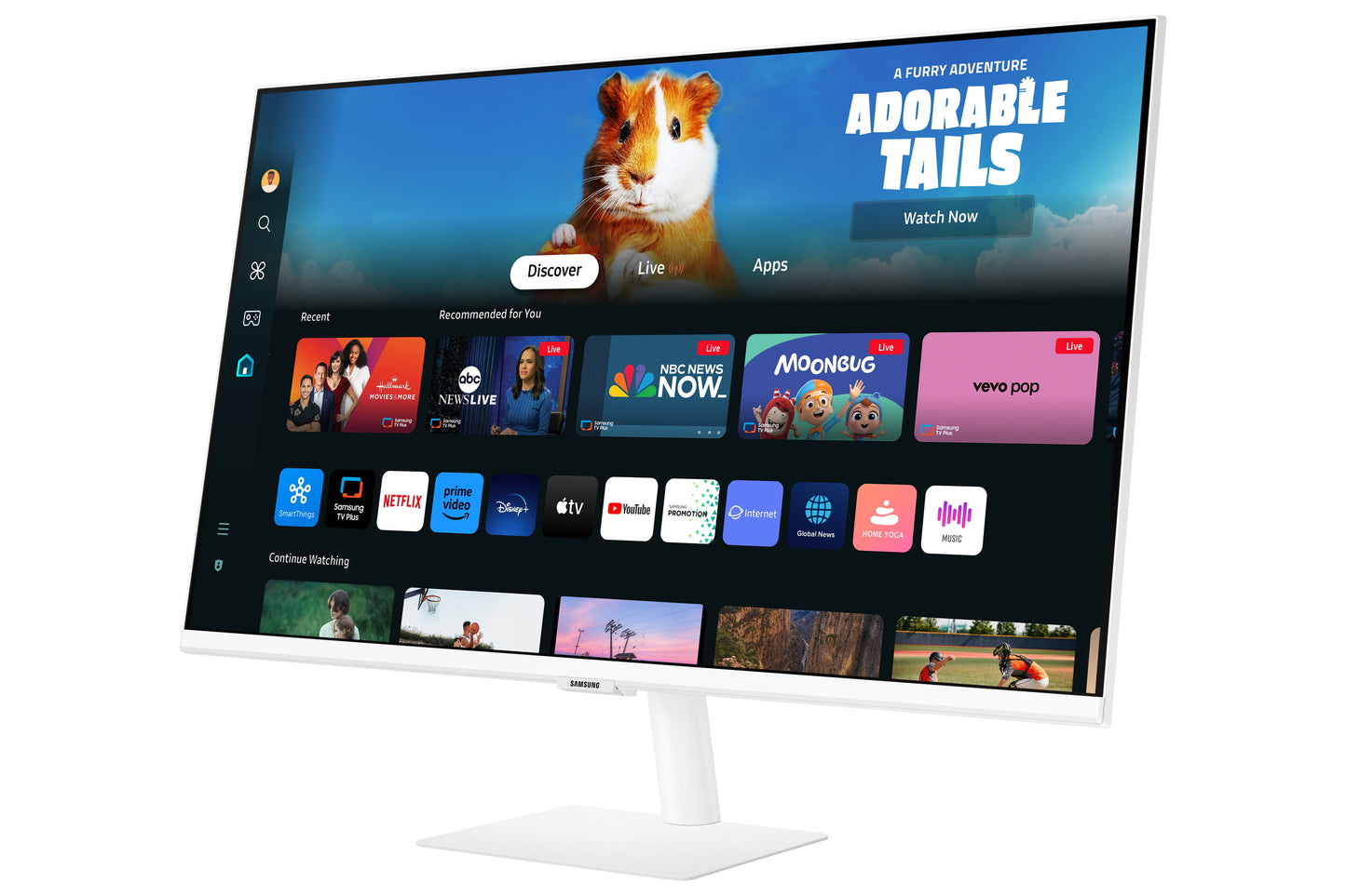 Samsung - 32" Smart Monitor M5 (M50D) FHD with Streaming TV and Speakers - Serious Techies