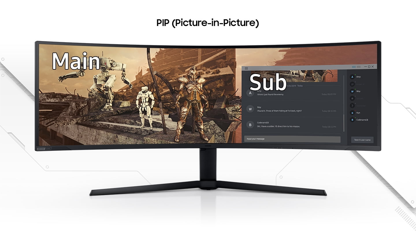 Samsung - 49" Class Odyssey Neo G9 Dual QHD 240Hz 1Ms G-Sync Compatible Quantum HDR2000 Curved Gaming Monitor - LS49AG952NNXZA - Serious Techies