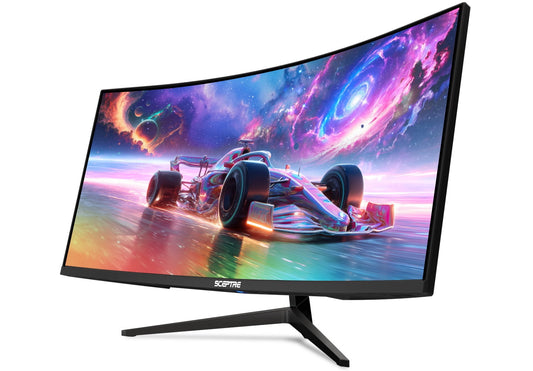 Sceptre - New 34-Inch Curved Gaming Monitor 3440 X 1440 180Hz DP HDMI Build-In Speakers 2026 - Serious Techies