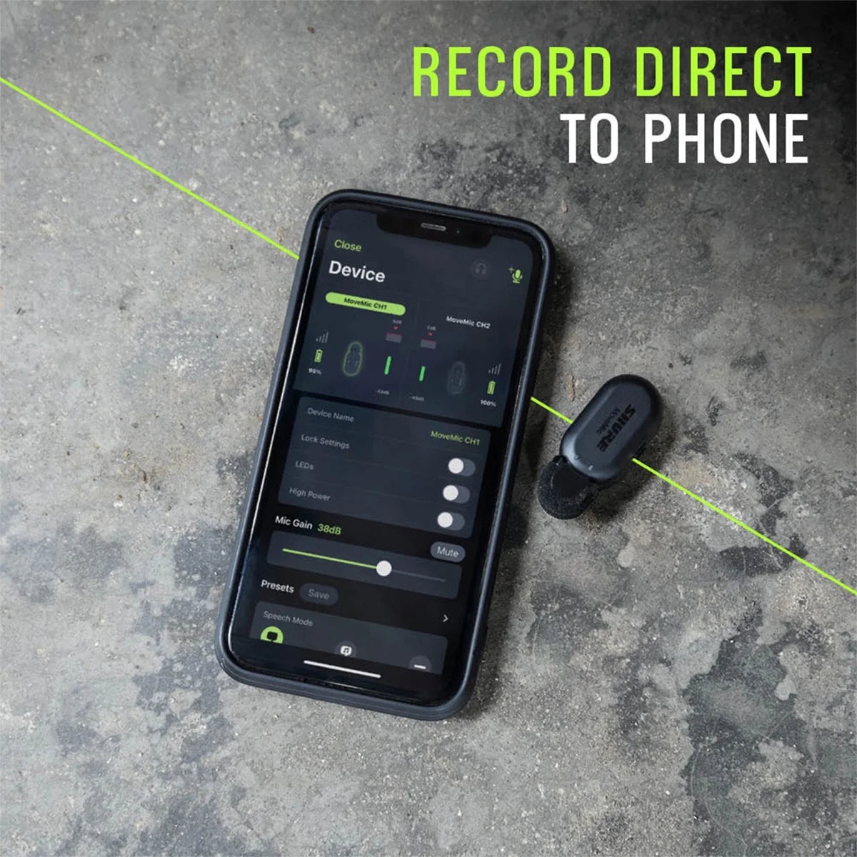 Shure - Movemic Wireless Lavalier Microphone - Serious Techies