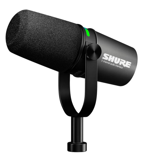 Shure - Mv7I 2-Channel Dynamic Xlr/Instrument Smart Microphone with Built-In Interface - Serious Techies