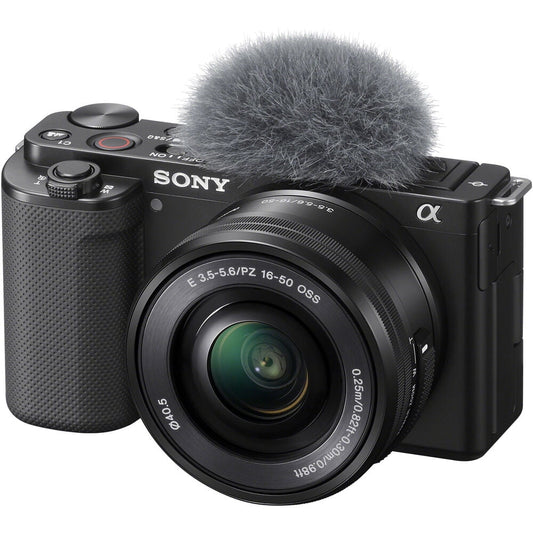 Sony - ZV-E10 Mirrorless Camera with 16-50Mm Lens, Built-In Wi-Fi - Black - Serious Techies