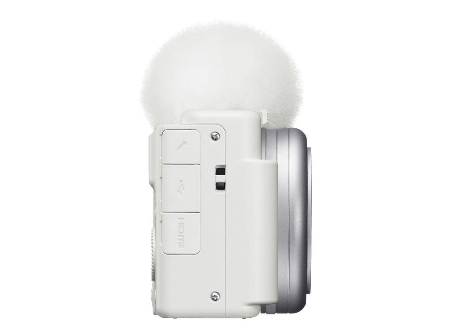 Sony - ZV-1F - Digital Camera - Compact - 20.1 MP - 4K / 30 Fps - ZEISS - Wi-Fi, Bluetooth - White - Serious Techies