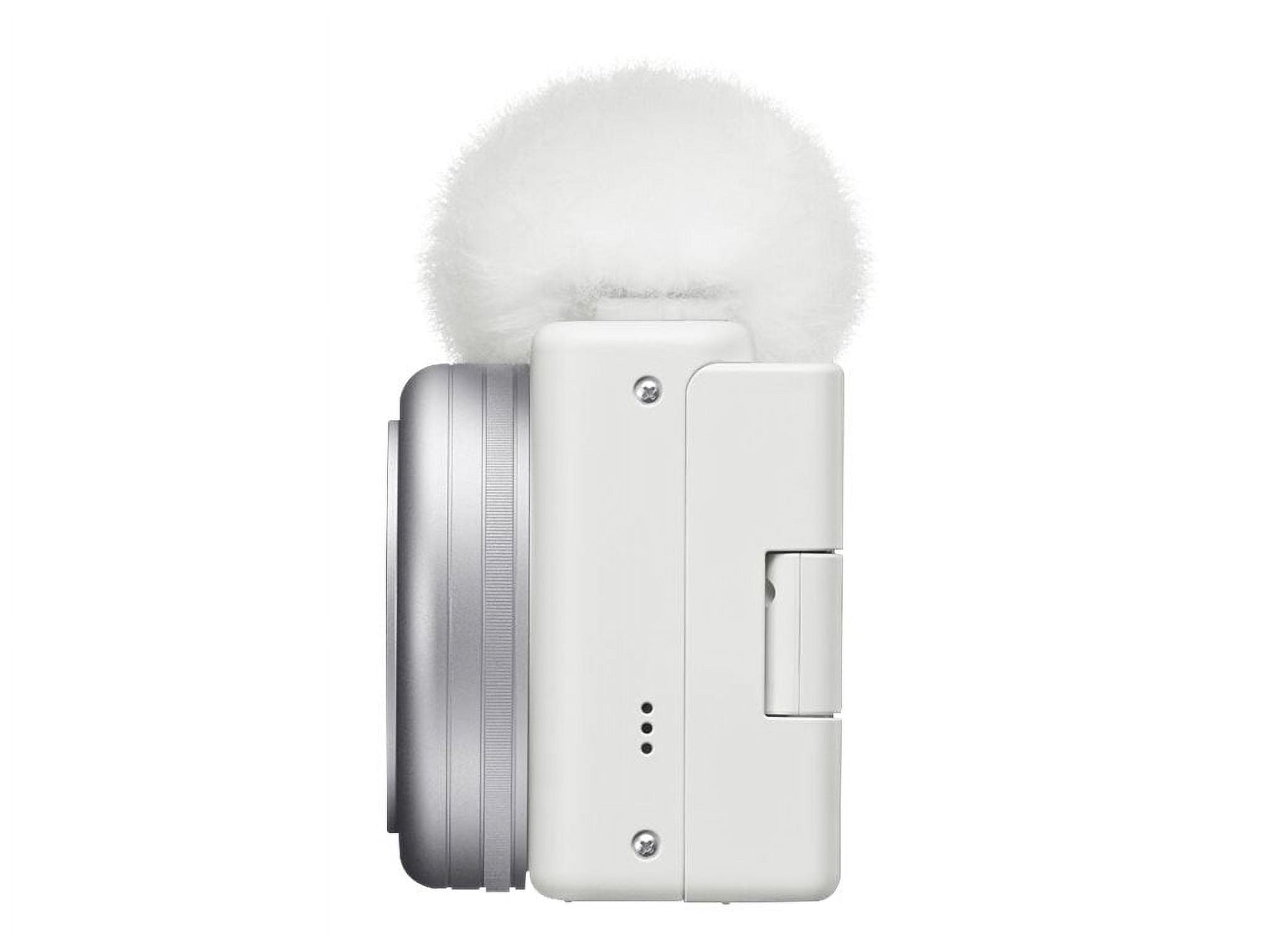 Sony - ZV-1F - Digital Camera - Compact - 20.1 MP - 4K / 30 Fps - ZEISS - Wi-Fi, Bluetooth - White - Serious Techies