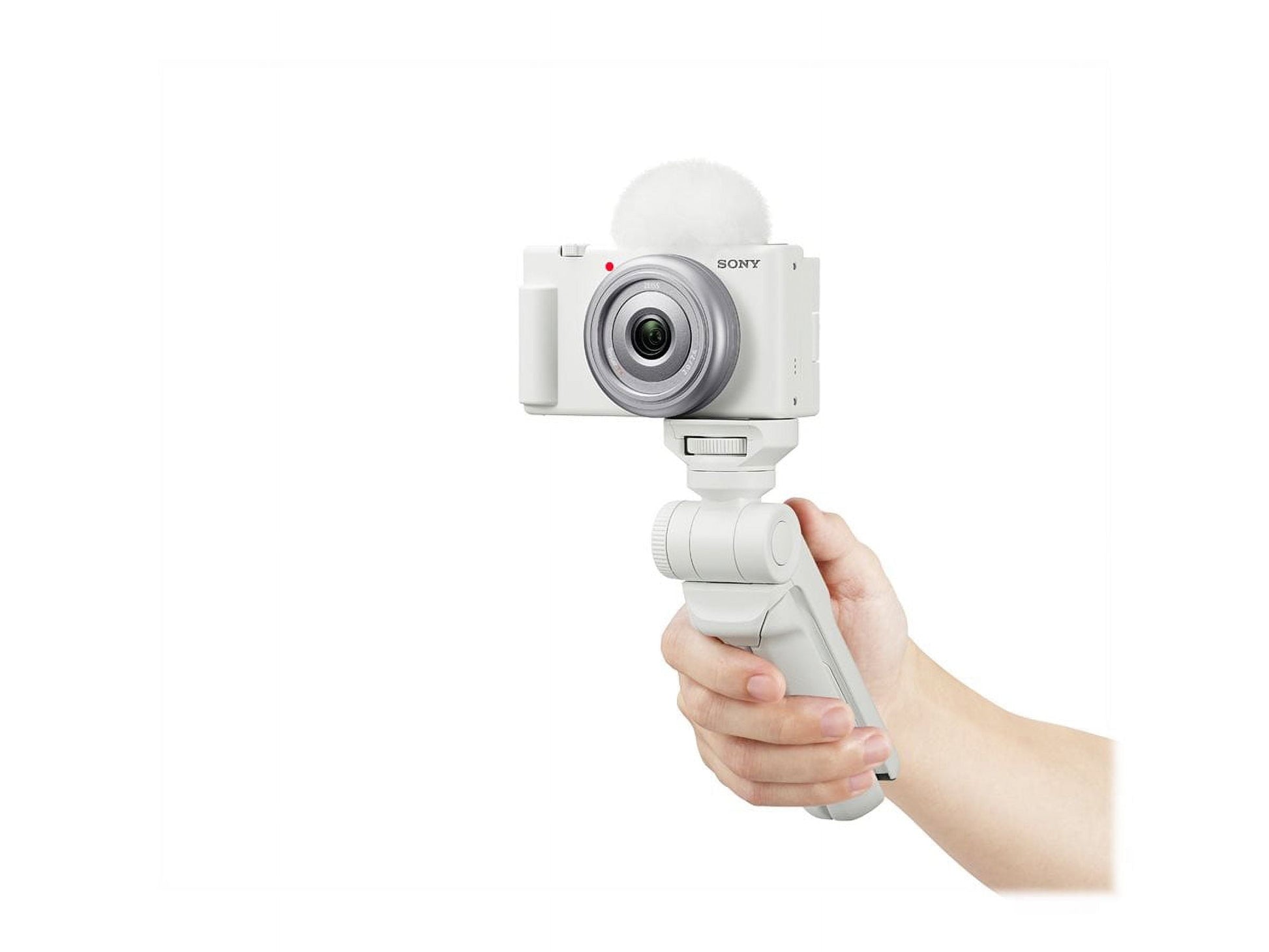 Sony - ZV-1F - Digital Camera - Compact - 20.1 MP - 4K / 30 Fps - ZEISS - Wi-Fi, Bluetooth - White - Serious Techies