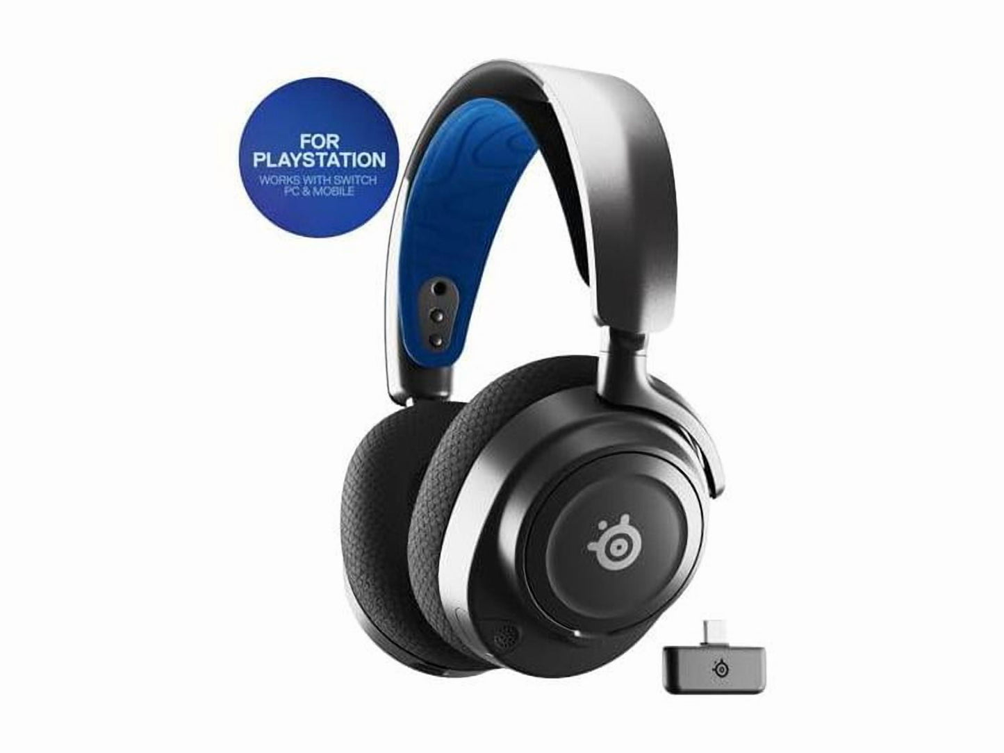 SteelSeries - Artic Nova 7P Multi-Platform Premium Wireless Gaming Headset - PC, PlayStation, Switch, or tablet - Black - Serious Techies