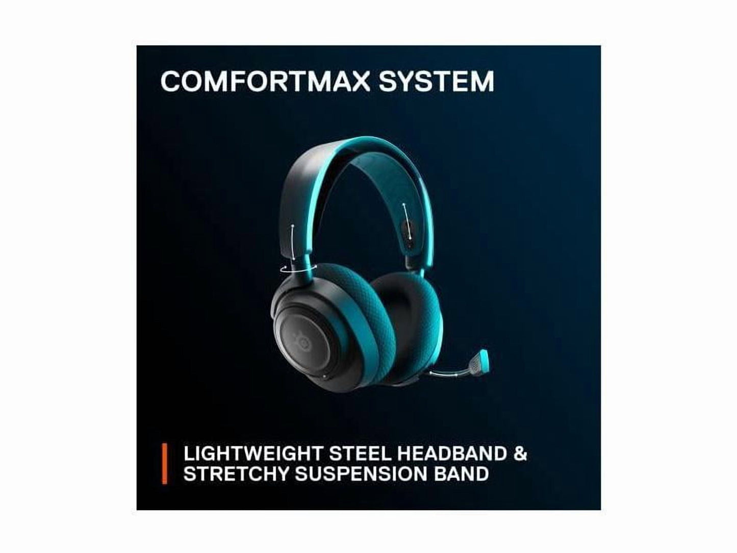 SteelSeries - Artic Nova 7P Multi-Platform Premium Wireless Gaming Headset - PC, PlayStation, Switch, or tablet - Black - Serious Techies