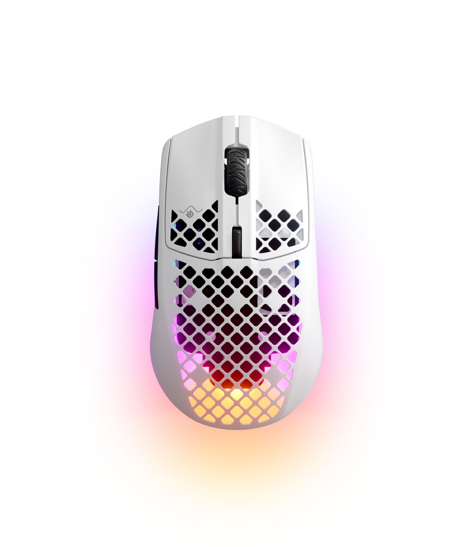 Aerox 3 Wireless - Honeycomb RGB Optical Gaming Mouse - Ultra-Lightweight Water Resistant Design - Snow - Serious Techies