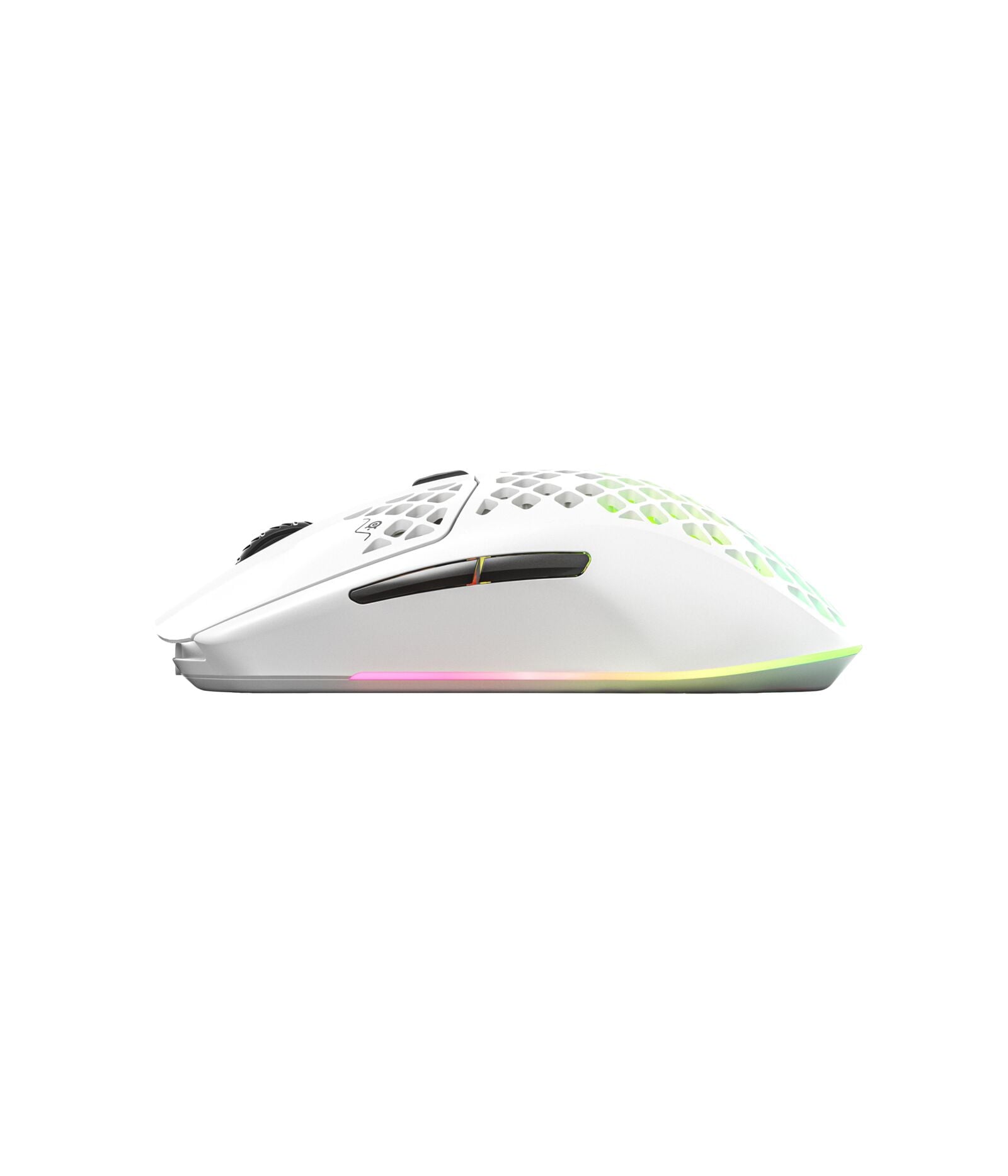 Aerox 3 Wireless - Honeycomb RGB Optical Gaming Mouse - Ultra-Lightweight Water Resistant Design - Snow - Serious Techies