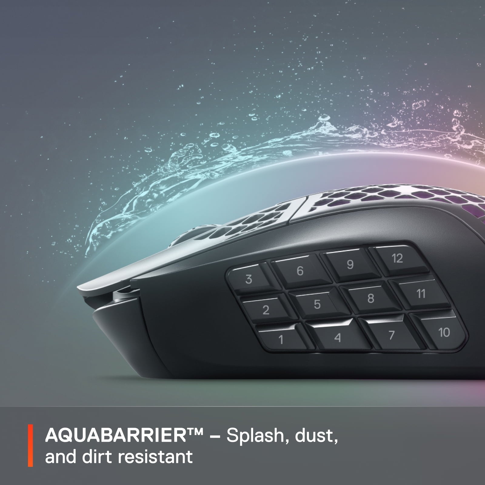 Aerox 9 Wireless Ultra Lightweight Honeycomb Water Resistant RGB Optical Gaming Mouse with 18 Programmable Buttons - Serious Techies