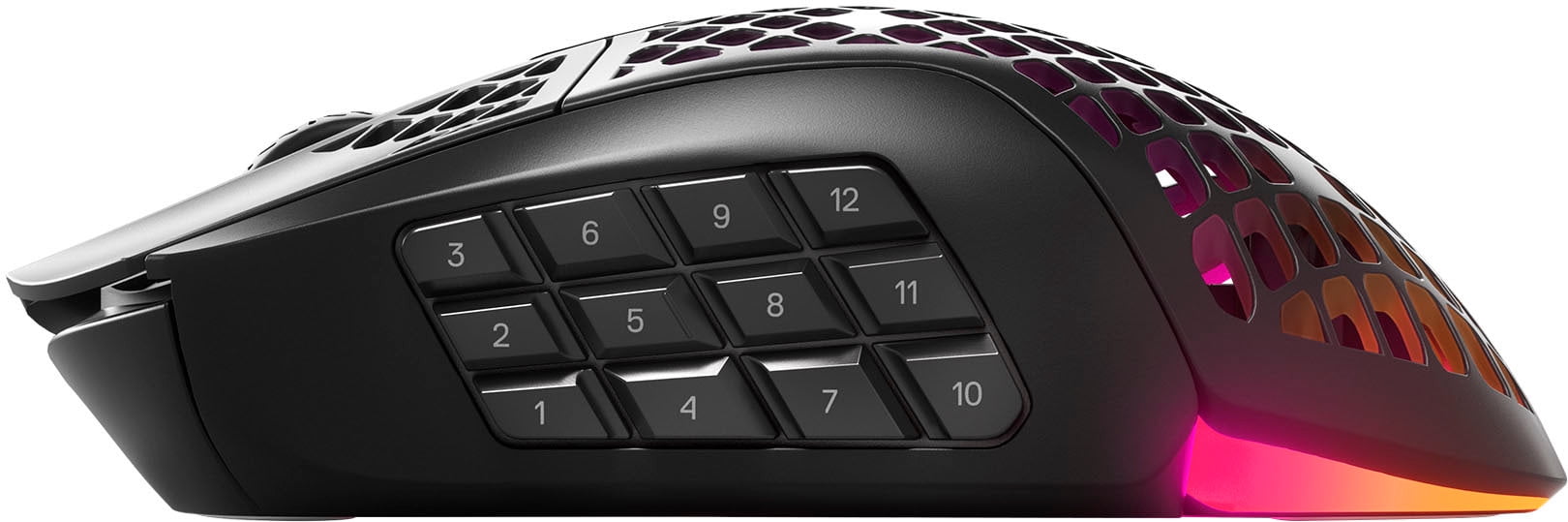 Aerox 9 Wireless Ultra Lightweight Honeycomb Water Resistant RGB Optical Gaming Mouse with 18 Programmable Buttons - Serious Techies