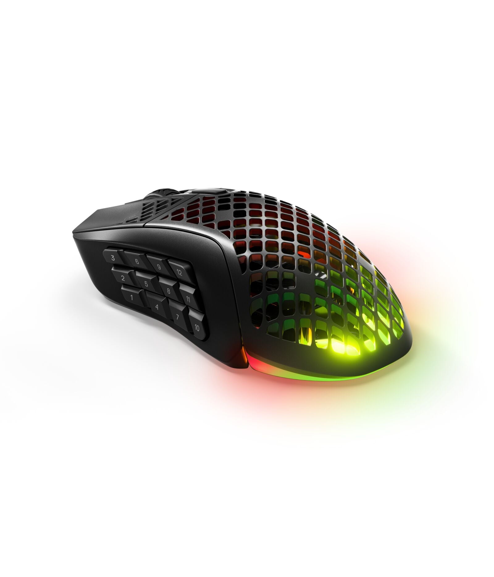 Aerox 9 Wireless Ultra Lightweight Honeycomb Water Resistant RGB Optical Gaming Mouse with 18 Programmable Buttons - Serious Techies