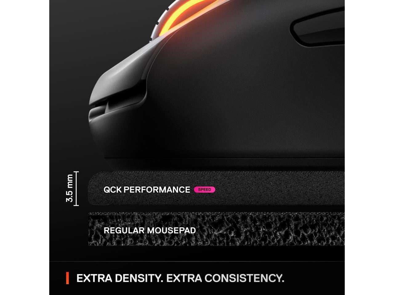 SteelSeries - Qck Performance Speed - Mouse Pad - Size XL 35" x 15"- Black - Serious Techies