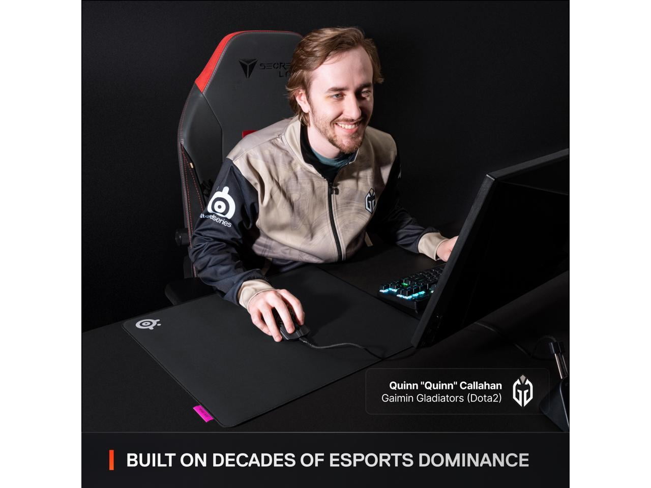 SteelSeries - Qck Performance Speed - Mouse Pad - Size XL 35" x 15"- Black - Serious Techies