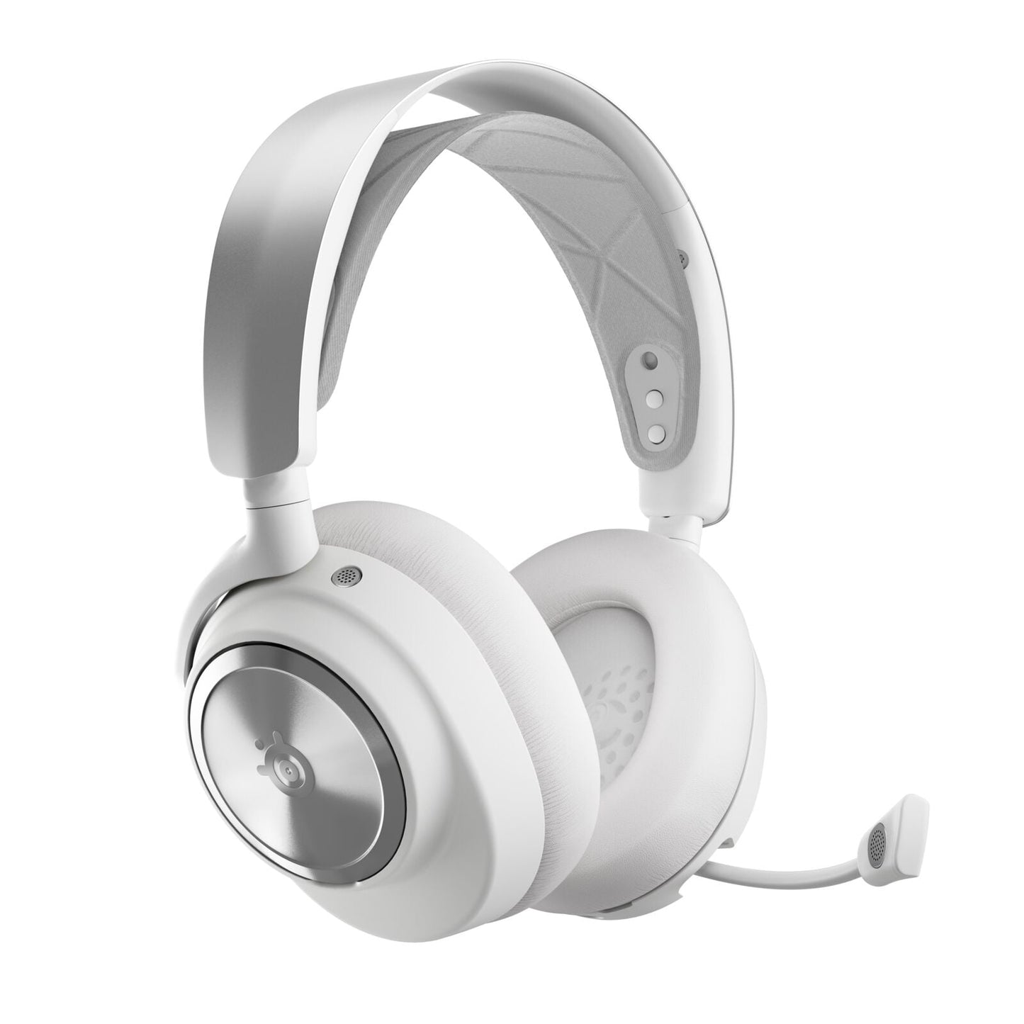 SteelSeries - Nova Pro Wireless Multi-System Gaming Headset for PS5, PS4, PC, Switch, Mobile - White - Serious Techies