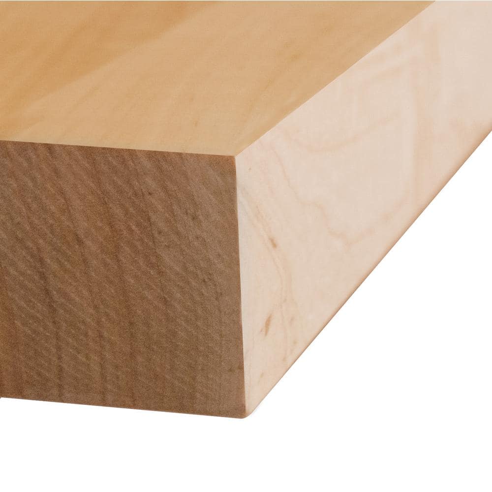 Swaner Hardwood - 5 Ft. L X 25 In. D X 1.5 In. T Finished Maple Solid Wood Butcher Block Countertop with Square Edge - Serious Techies