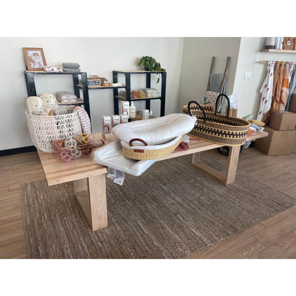 Swaner Hardwood - 5 Ft. L X 25 In. D X 1.5 In. T Finished Maple Solid Wood Butcher Block Countertop with Square Edge - Serious Techies