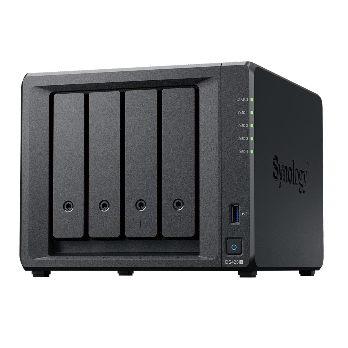 Synology - DiskStation DS423+ 4-Bay NAS Enclosure, Bundle with 4X Ironwolf 4TB SATA III 3.5" 5400 RPM Internal NAS Hard Drive - Serious Techies