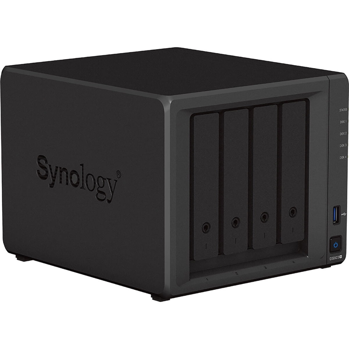 Synology - Diskstation DS923+ 4-Bay NAS Enclosure, Bundle with 4X Ironwolf 4TB SATA III 3.5" 5400 RPM Internal NAS Hard Drive - Serious Techies