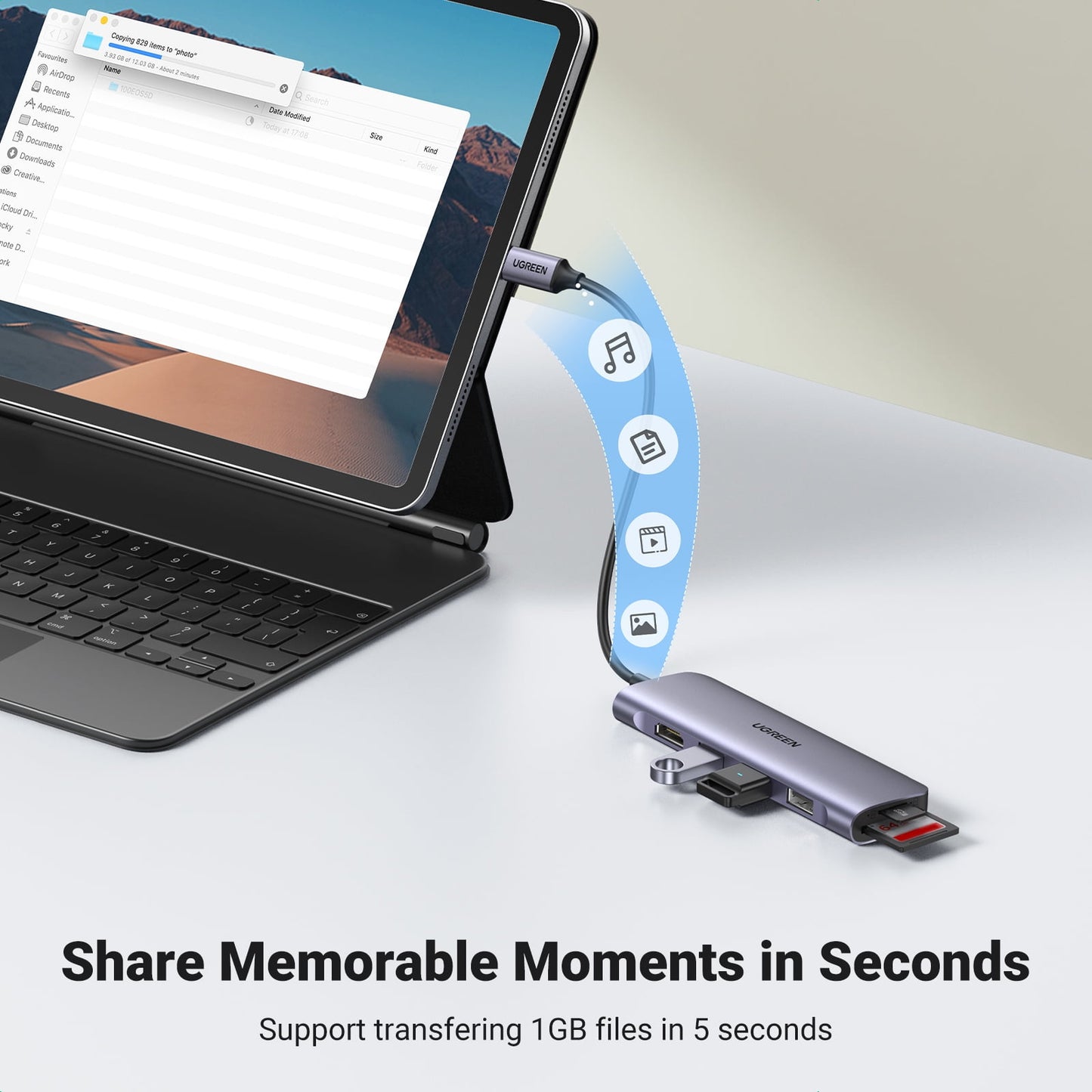 UGREEN - 6-In-1 USB 3.0 Hub for PC Laptop & Macbook - Serious Techies