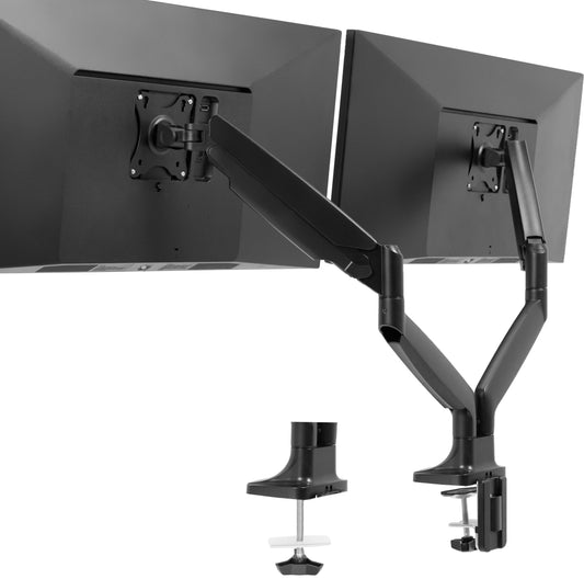 VIVO - Dual Ultrawide 40” Monitor Desk Mount with Pneumatic Spring Arms - Serious Techies
