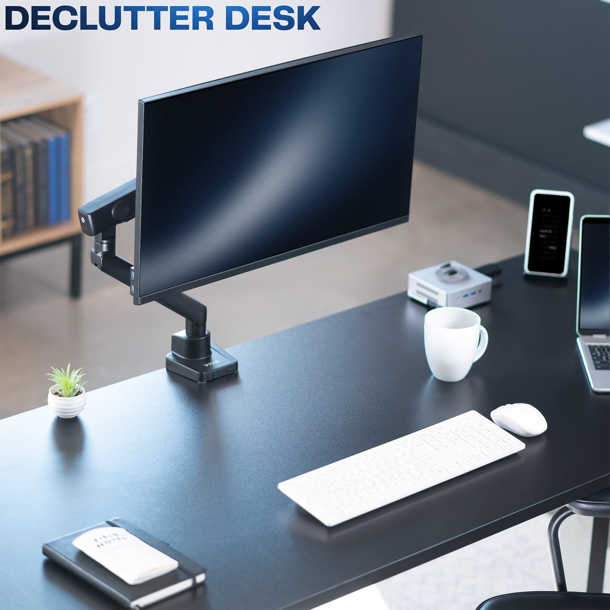VIVO - Premium Single Monitor Desk Mount Stand for Screens up to 40" - Serious Techies