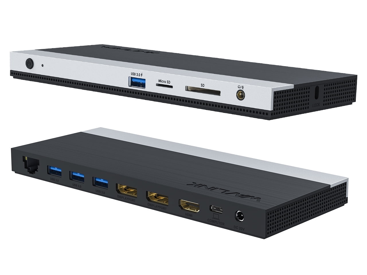 WAVLINK - USB-C Triple Display Laptop Docking Station, Retail Packaging with Power Adapter - Serious Techies