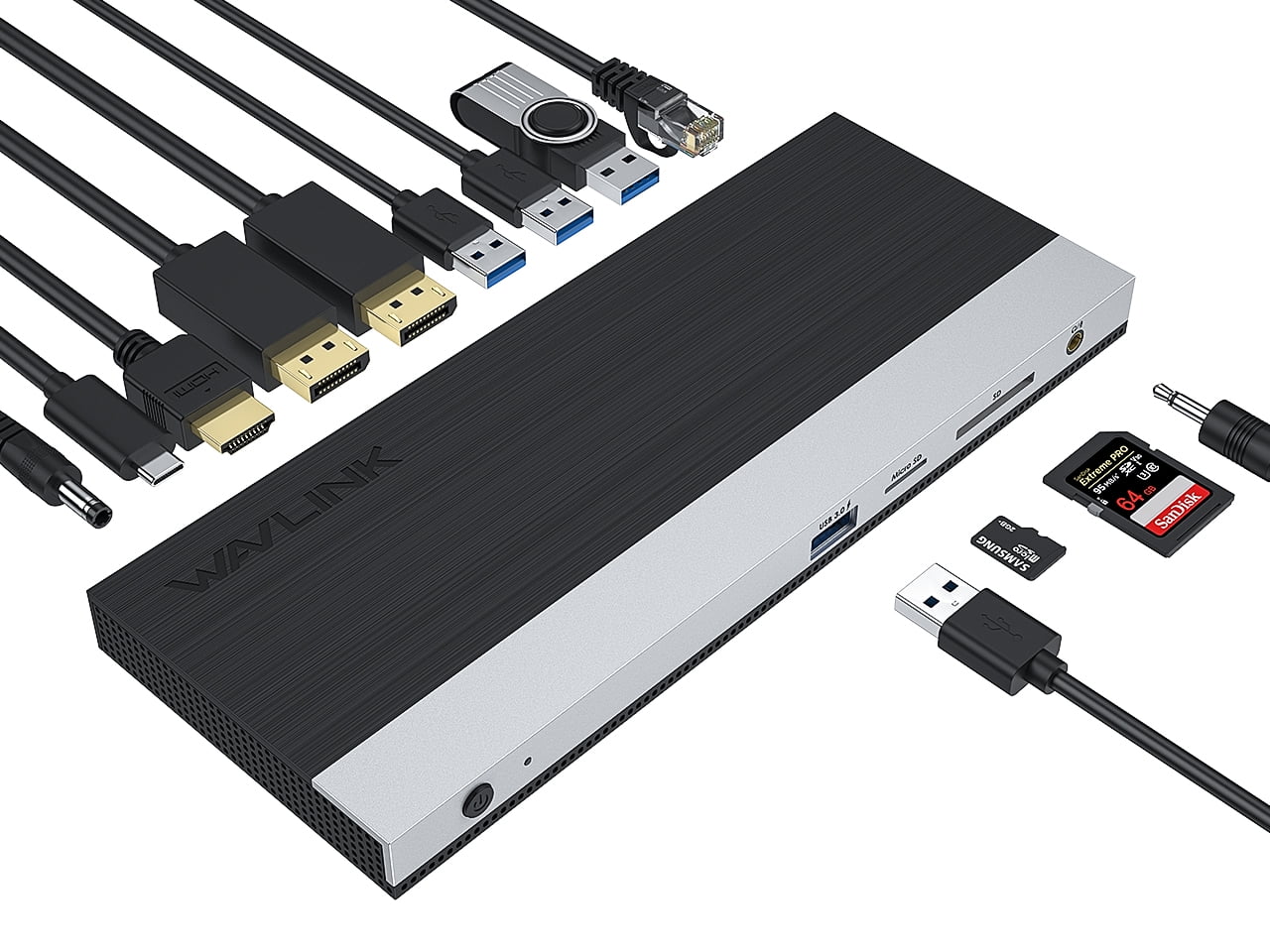 WAVLINK - USB-C Triple Display Laptop Docking Station, Retail Packaging with Power Adapter - Serious Techies
