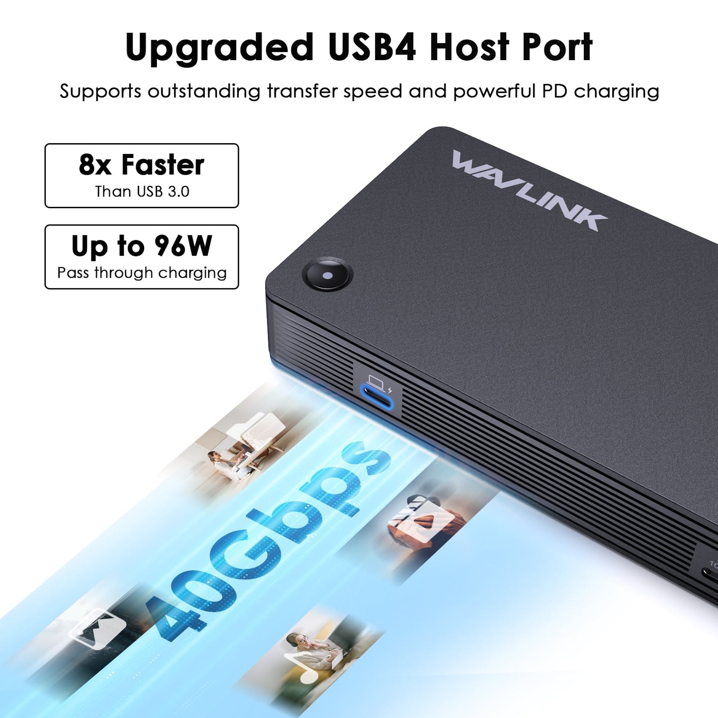 WAVLINK - Dock Station, 11-IN-1 USB Dock with 8K Display port, 130W Charge, 10Gbps USB, Gigabit RJ45 - Serious Techies