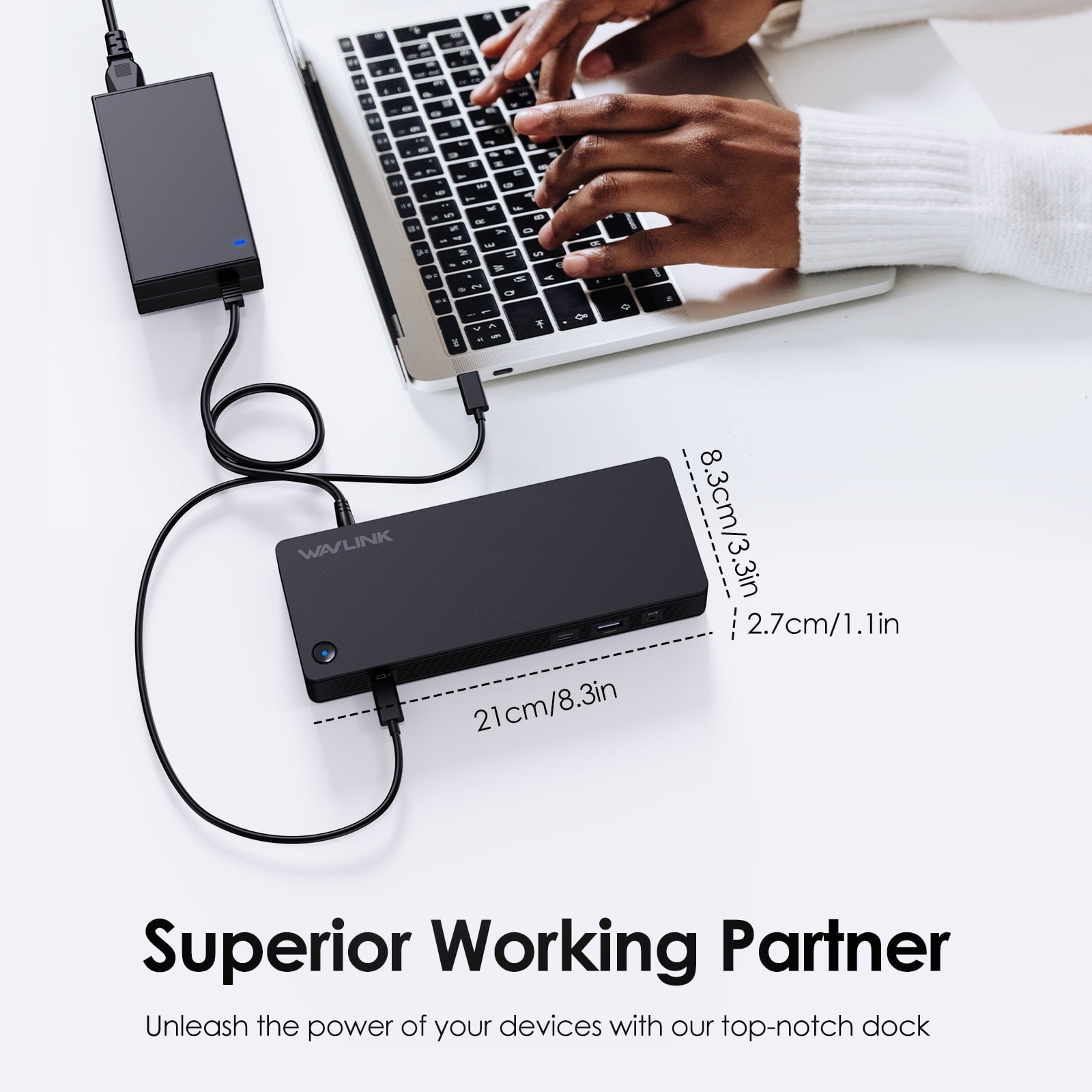WAVLINK - Dock Station, 11-IN-1 USB Dock with 8K Display port, 130W Charge, 10Gbps USB, Gigabit RJ45 - Serious Techies