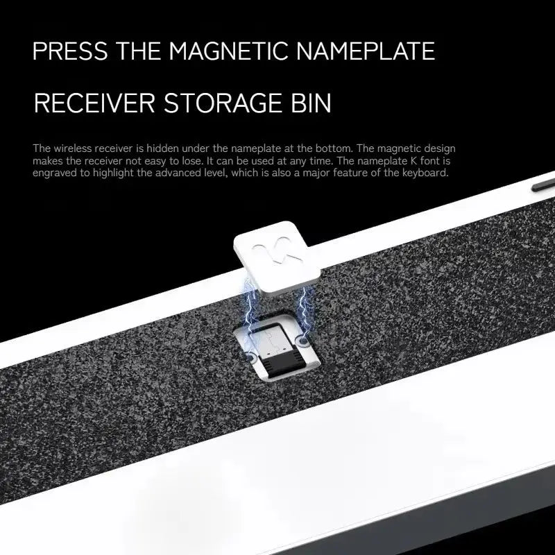 Weikav - Stars-75 Series Mechanical Keyboard Aluminum Alloy Three Mode Leaf Spring Structure Esports Keyboard Beryllium Copper - Serious Techies