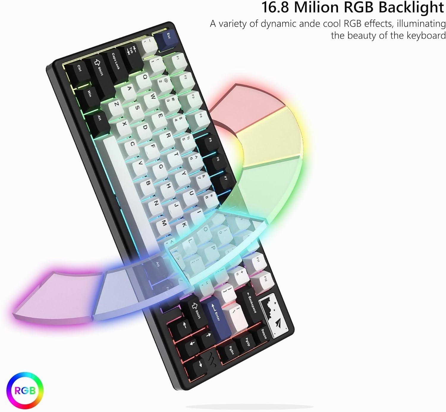Womier - SK71 Pro CNC Aluminum 75% Gaming Keyboard: It’S Designed to Stand Out with Its Bold Color Contrasts and Premium Metallic Finish. Whether You’Re Working, Gaming, or Creating - Serious Techies