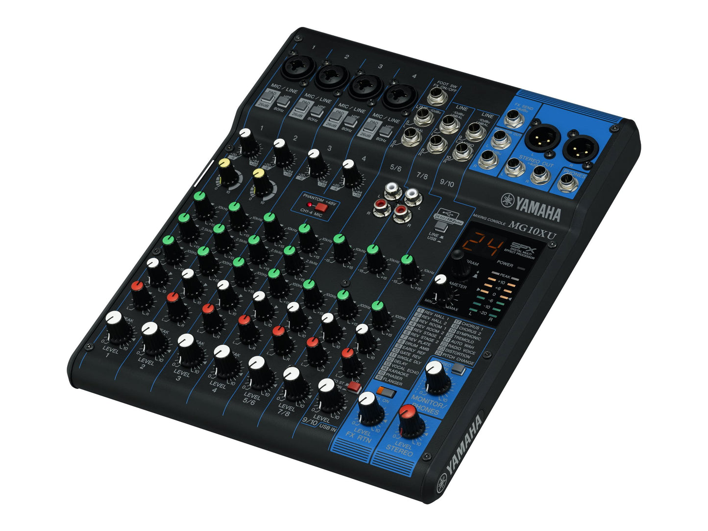 Yamaha - MG10XU - Analog Mixer with SPX - 10-Channel - Serious Techies